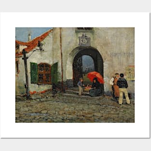 Outside the Harbor Master's Office by Hugo Birger Posters and Art